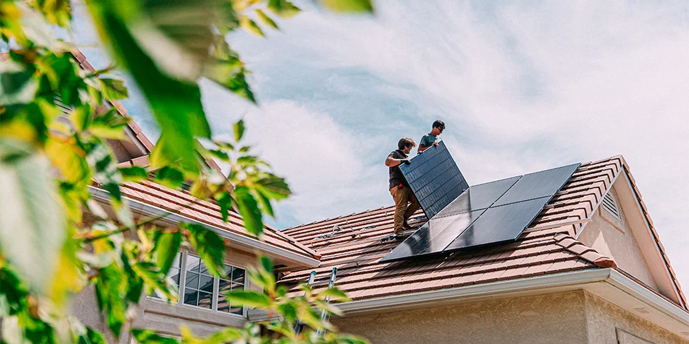 Solaranlage auf Dach